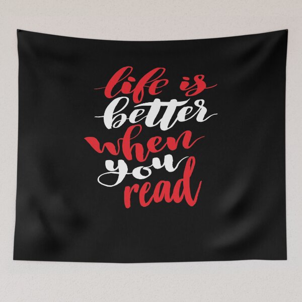 Item preview, Life Is Better When You Read.  Love Reading Books designed and sold by ProjectX23.