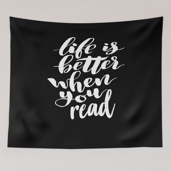 Item preview, Life Is Better When You Read.  Love Reading Books designed and sold by ProjectX23.