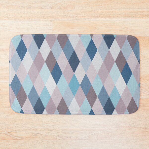 Item preview, Mauve Blue Geometry VII (small pattern) designed and sold by BlertaDK.