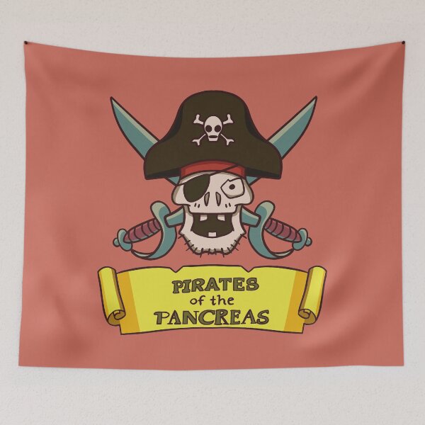 Item preview, Pirates of the Pancreas designed and sold by Aaron Newsome.