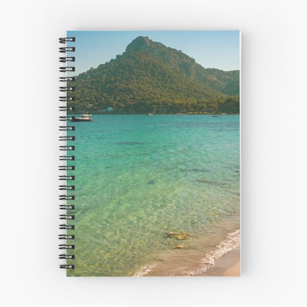 Item preview, Turquoise Mediterranean Sea With Boats off the Beach on the Island of Mallorca designed and sold by marthadoom.