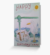 Happy 17th Birthday! Greeting Card
