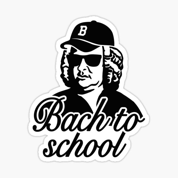 Item preview, Johann Sebastian Bach To School back to school pun designed and sold by LaundryFactory.