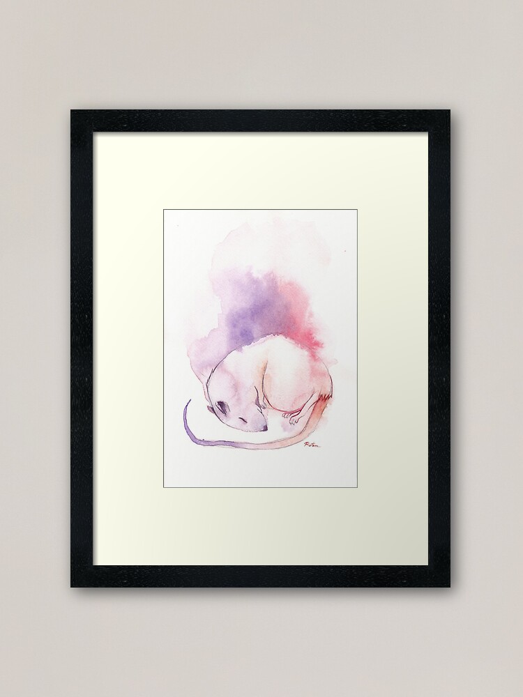 Alternate view of Rat Dream Framed Art Print