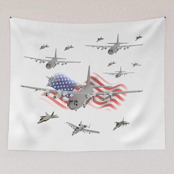 Item preview, American Air Force Armada AC-130 F-22 F-16 A-10 designed and sold by NorseTech.