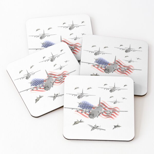 Item preview, American Air Force Armada AC-130 F-22 F-16 A-10 designed and sold by NorseTech.