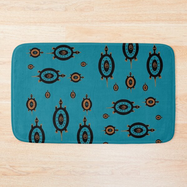 Item preview, Blue Turtles All the Way Round designed and sold by GrimalkinStudio.
