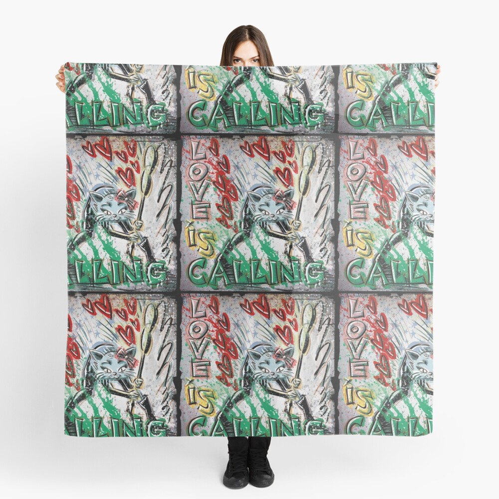 "Kitschy, kitsch, Cat, London Calling, Art, Print, Kitch, the, clash