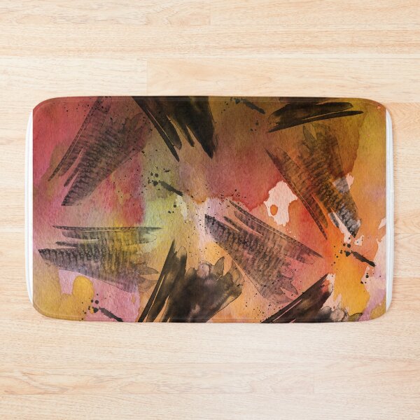 Item preview, Watercolor Pen and Ink Abstract Pattern designed and sold by GrimalkinStudio.