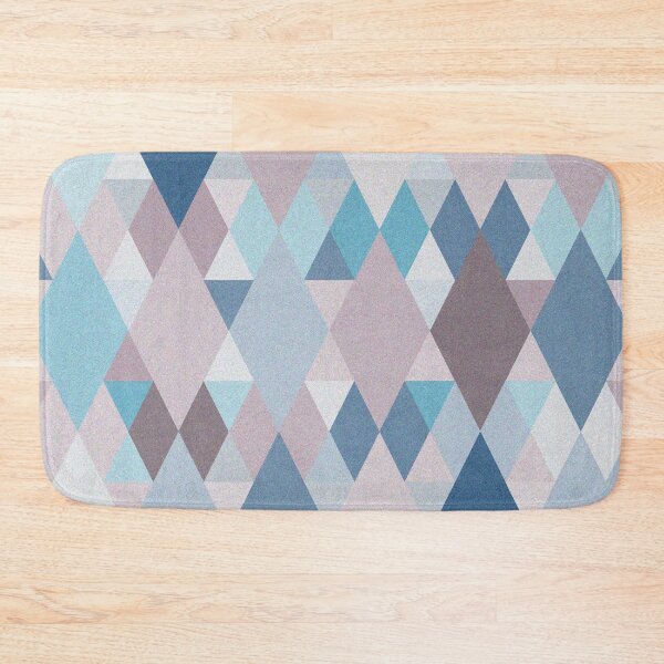 Item preview, Mauve Blue Geometry III designed and sold by BlertaDK.