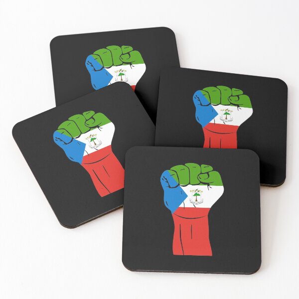 Item preview, RAISED FIST EQUATORIAL GUINEA designed and sold by NattyWear.