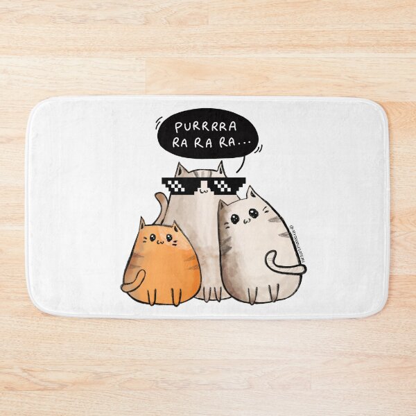 Item preview,  karma is a cat, purring in my lap - Cool Grouchy Cats - Gato - Cat Purr designed and sold by mydoodlesateme.