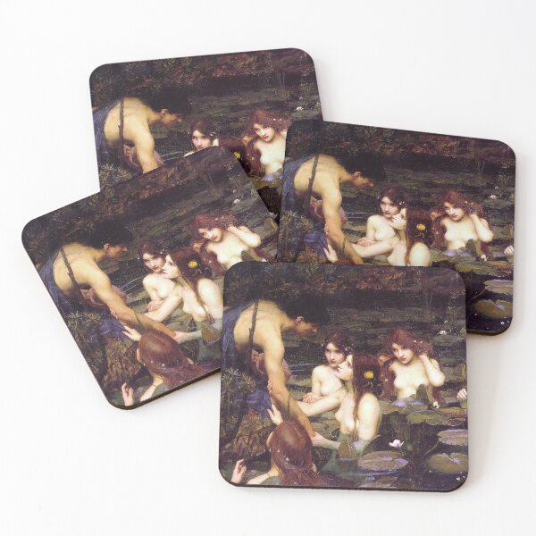 Item preview, Hylas and the Nymphs (1896) By J W Waterhouse  designed and sold by knightsydesign.