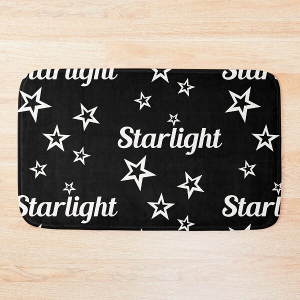 Item preview, STARLIGHT WHITE - star pattern with lettering Starlight designed and sold by TaunusNetz.