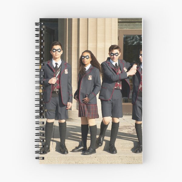 Item preview, Umbrella Academy young heroes saving a robbery designed and sold by Medoragent.