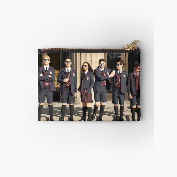 Item preview, Umbrella Academy young heroes saving a robbery designed and sold by Medoragent.