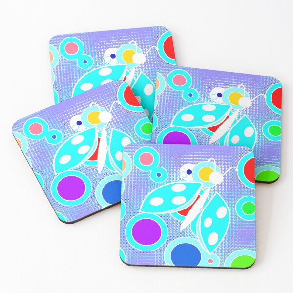 Item preview, Ladybug Blue Purple designed and sold by Czerra.