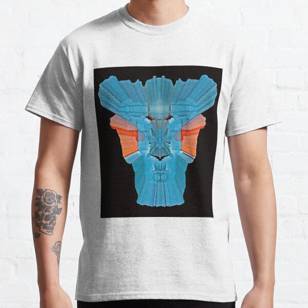 psychedelic 3D Robot Classic T-Shirt