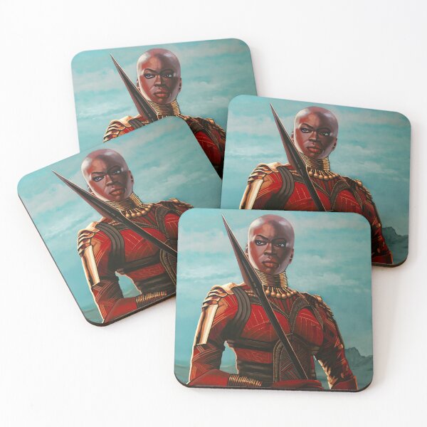 Item preview, Danai Gurira as Okoye Painting designed and sold by PaulMeijering.