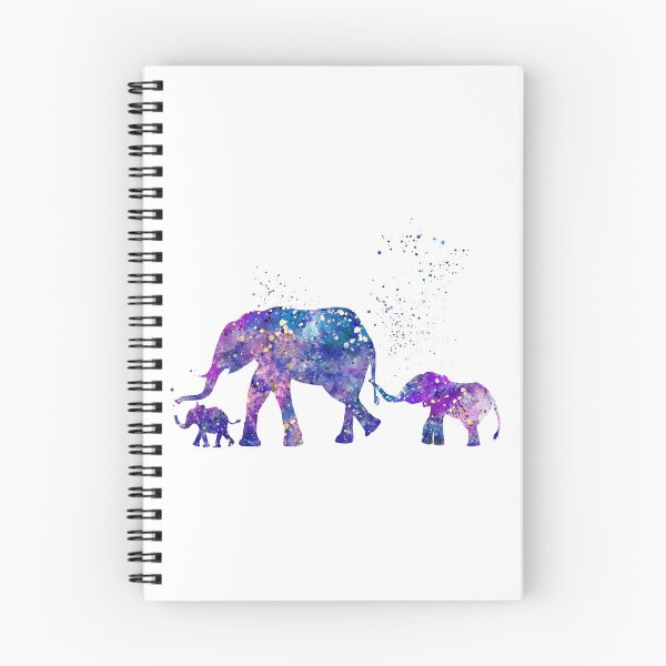 Item preview, Mamá elefante con dos elefantes pequeños designed and sold by EvasDreams.