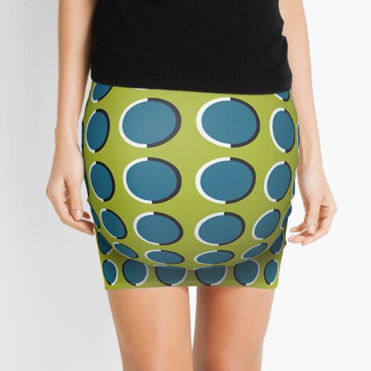How Do #Optical #Illusions Work? #OpArt #VisualIllusion Mini Skirt
