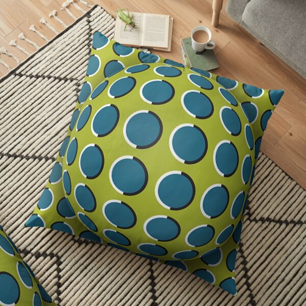 How Do #Optical #Illusions Work? #OpArt #VisualIllusion Floor Pillow
