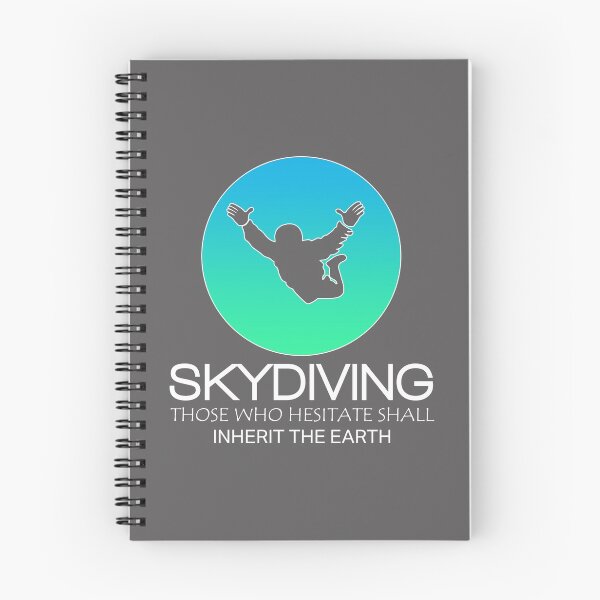 Item preview, Funny Hesitate and Inherit the Earth Skydive Gift Design designed and sold by LGamble12345.