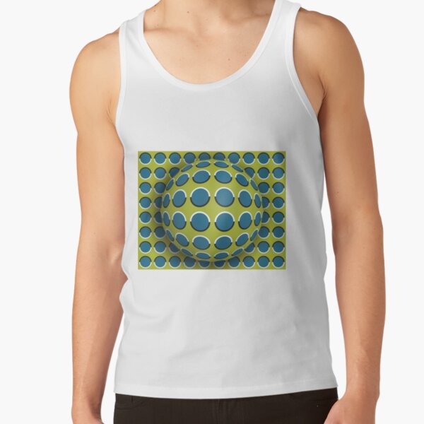 How Do #Optical #Illusions Work? #OpArt #VisualIllusion Tank Top
