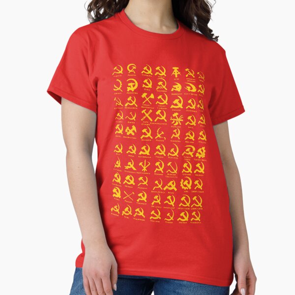 Item preview, 70 Hammer and Sickle Vintage Emblems of Countries With Communism Socialism Regimen designed and sold by alienbreeze.