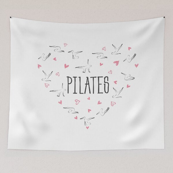 Item preview, Pilates poses in shape of a heart designed and sold by sashica.