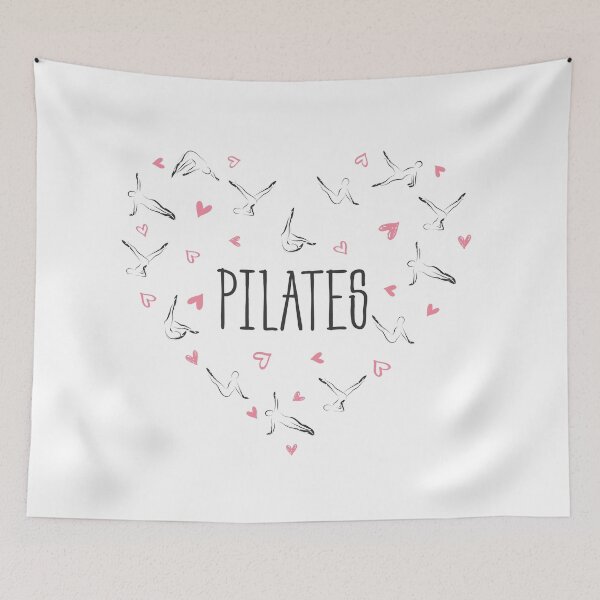 Item preview, Pilates poses in shape of a heart designed and sold by sashica.