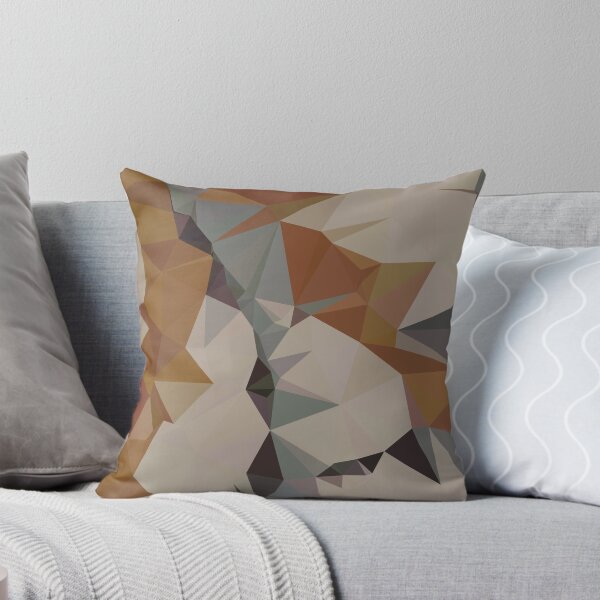 Item preview, Cornsilk Brown Abstract Low Polygon Background designed and sold by retrovectors.