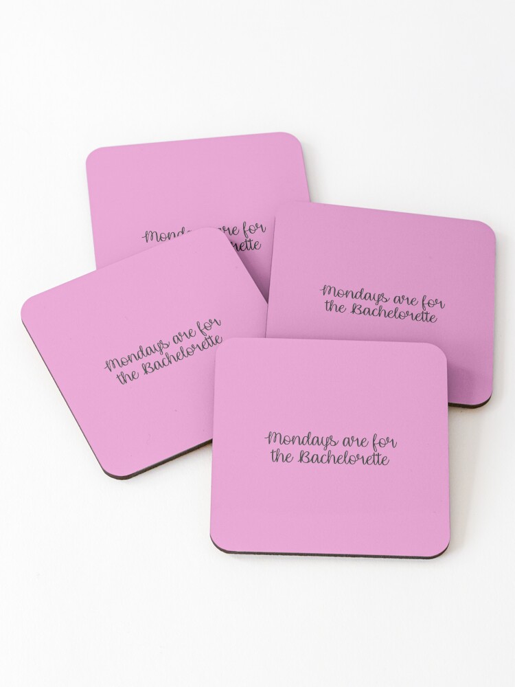 Thumbnail 1 of 5, Coasters (Set of 4), Bachelorette Mondays designed and sold by kberman832.