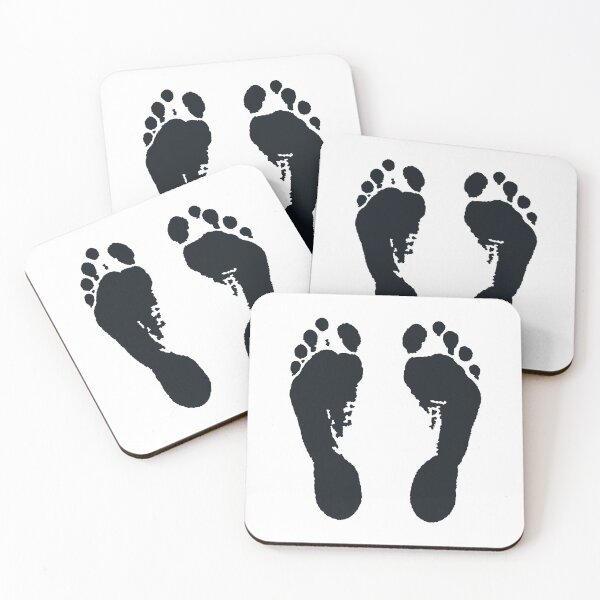 Item preview, Footprints / Footprint (Barefoot / Black) designed and sold by MrFaulbaum.