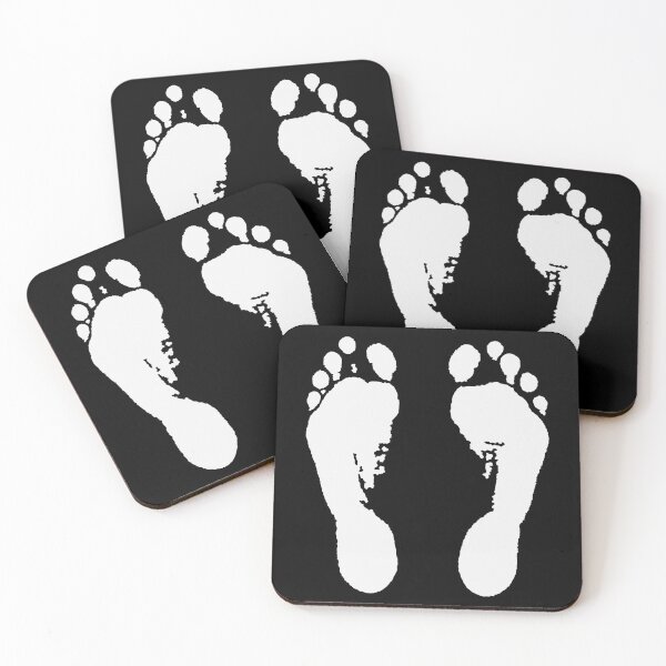 Item preview, Footprints / Footprint (Barefoot / White) designed and sold by MrFaulbaum.