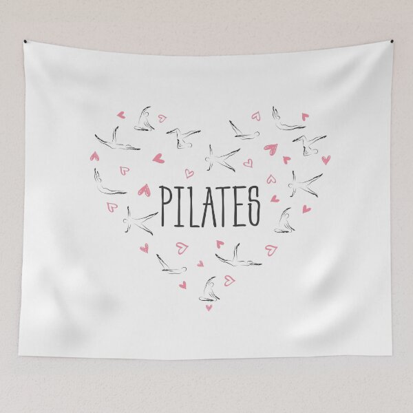 Item preview, Pilates poses in shape of a heart designed and sold by sashica.