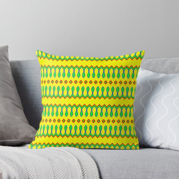Item preview, Geometric vintage pattern in vivid colours designed and sold by siwabudda.