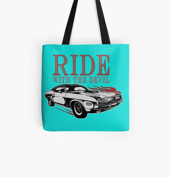 Ride With The Devil All Over Print Tote Bag