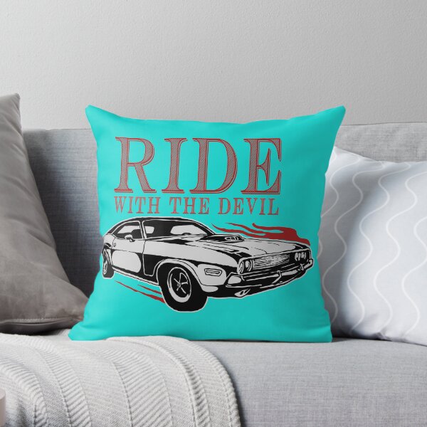 Ride With The Devil Throw Pillow