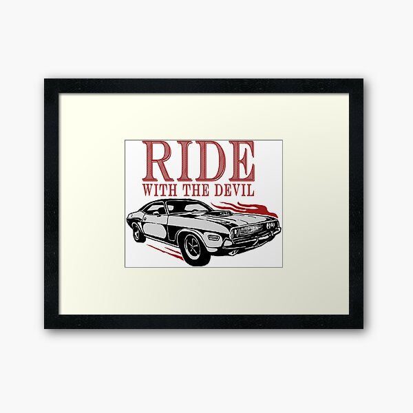 Ride With The Devil Framed Art Print