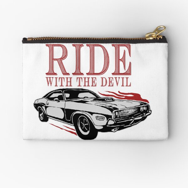 Ride With The Devil Zipper Pouch