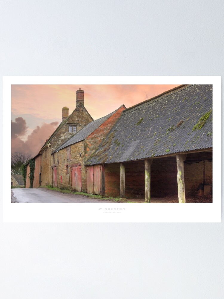 Alternate view of Winderton, Warwickshire Poster