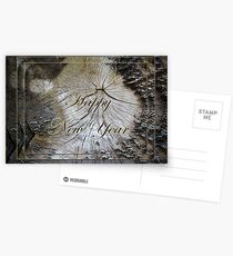 Tree trunk - Happy New Year! Postcards