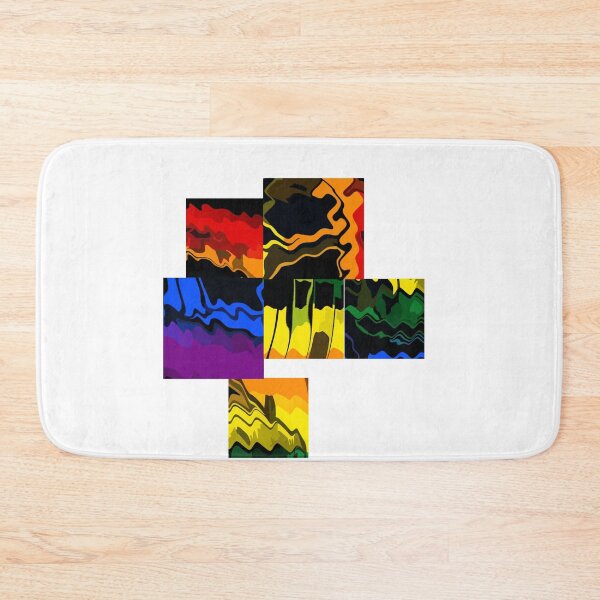 Item preview, Bright abstract modern pattern designed and sold by qlobba.