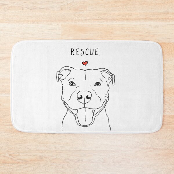 Item preview, Smiling Pit Bull, Rescue Pit Bull, Rescue Dog, Adopt Don't Shop Pittie designed and sold by Furkid Studio.