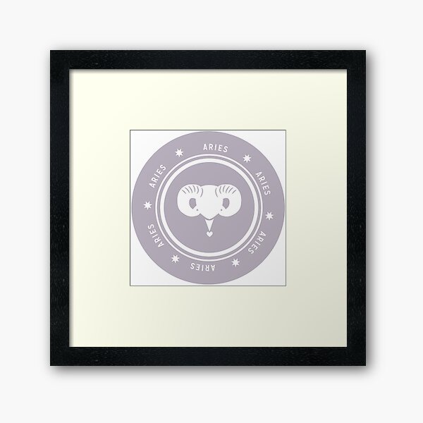 Aries - Light Framed Art Print