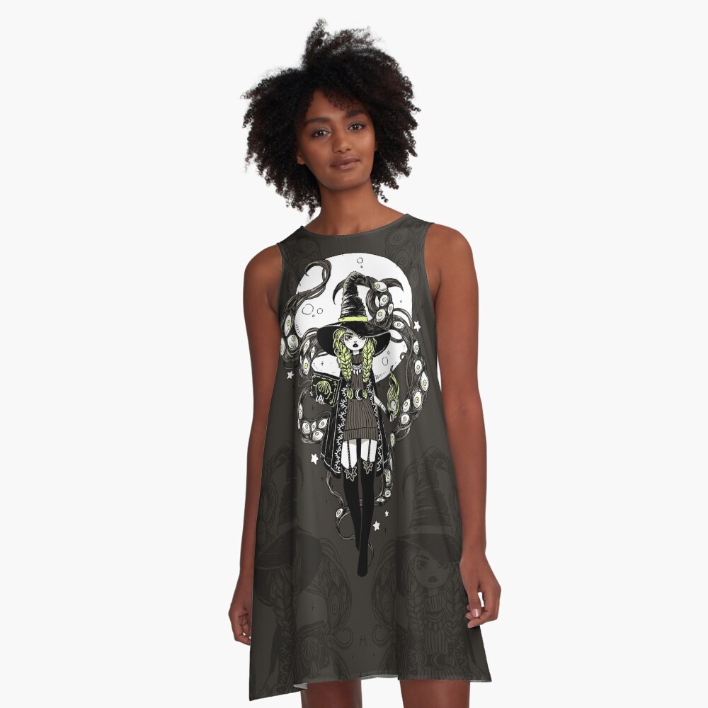 Item preview, A-Line Dress designed and sold by freeminds.