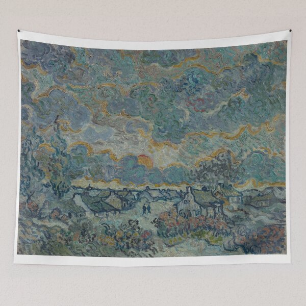 Item preview, Vincent Van Gogh - Cottages And Cypresses  designed and sold by vakashop.