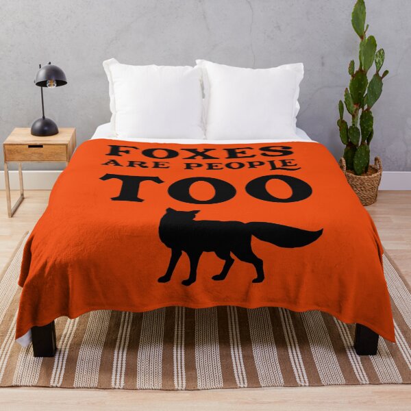 Item preview, Foxes Are People Too Cute Fox Silhouette designed and sold by DirtyOnion.