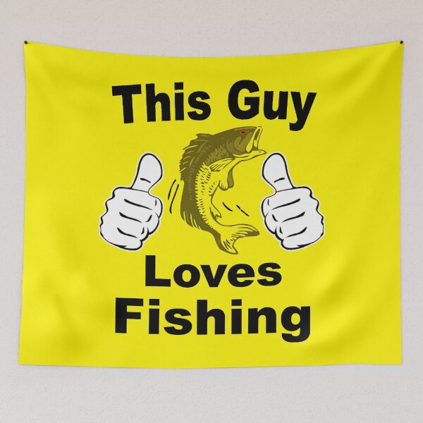 Item preview, This Guy Loves Fishing designed and sold by CharJens.